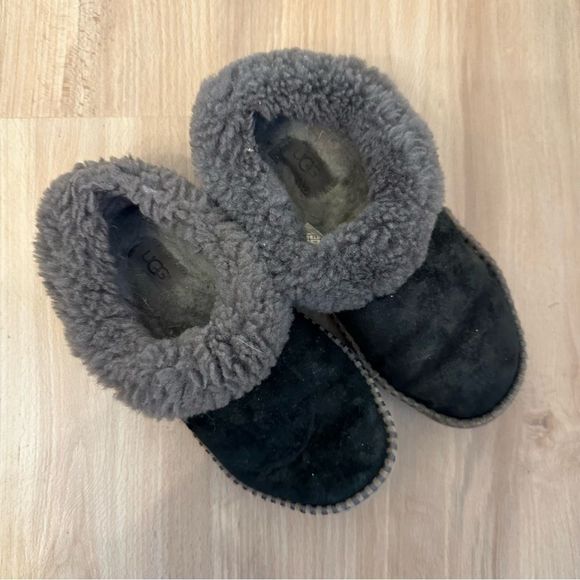 UGG Shoes - Uggs Black Slip On Slippers